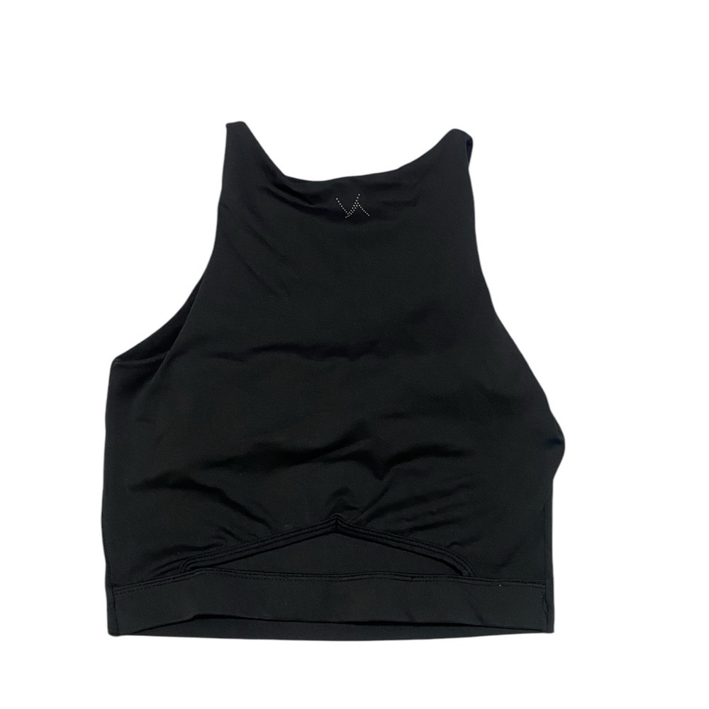 Vie Active Black Sleeveless Crop Top